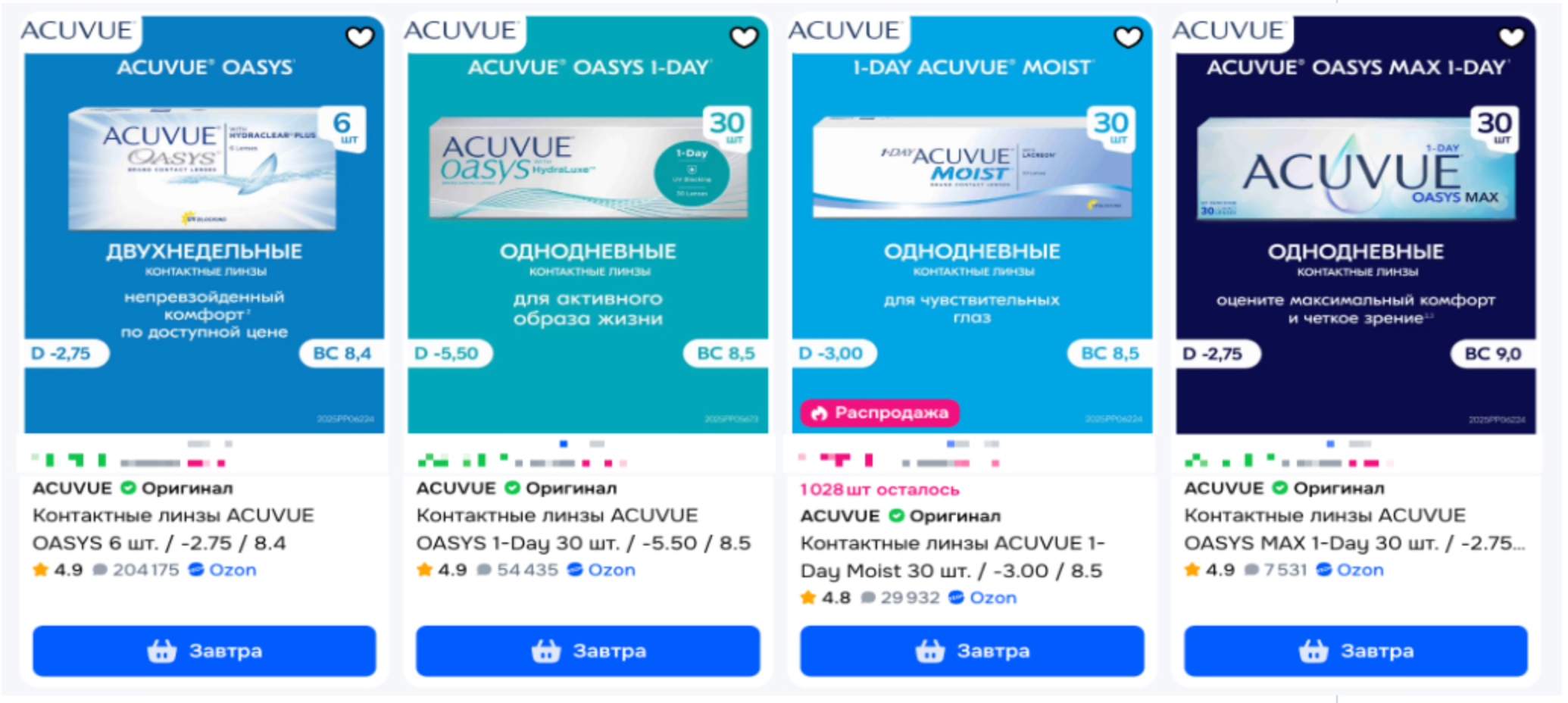 Как выбрать линзы Акувью